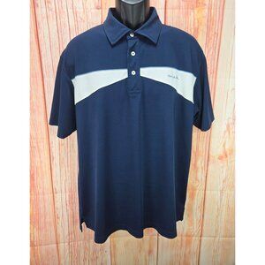 Travis Mathew Mens Navy Polo Shirt XL